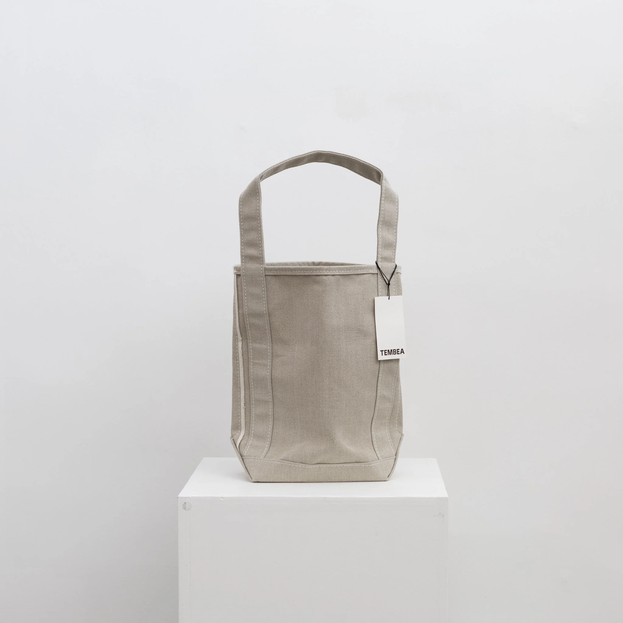 Tembea Baguette Tote Small Linen Natural